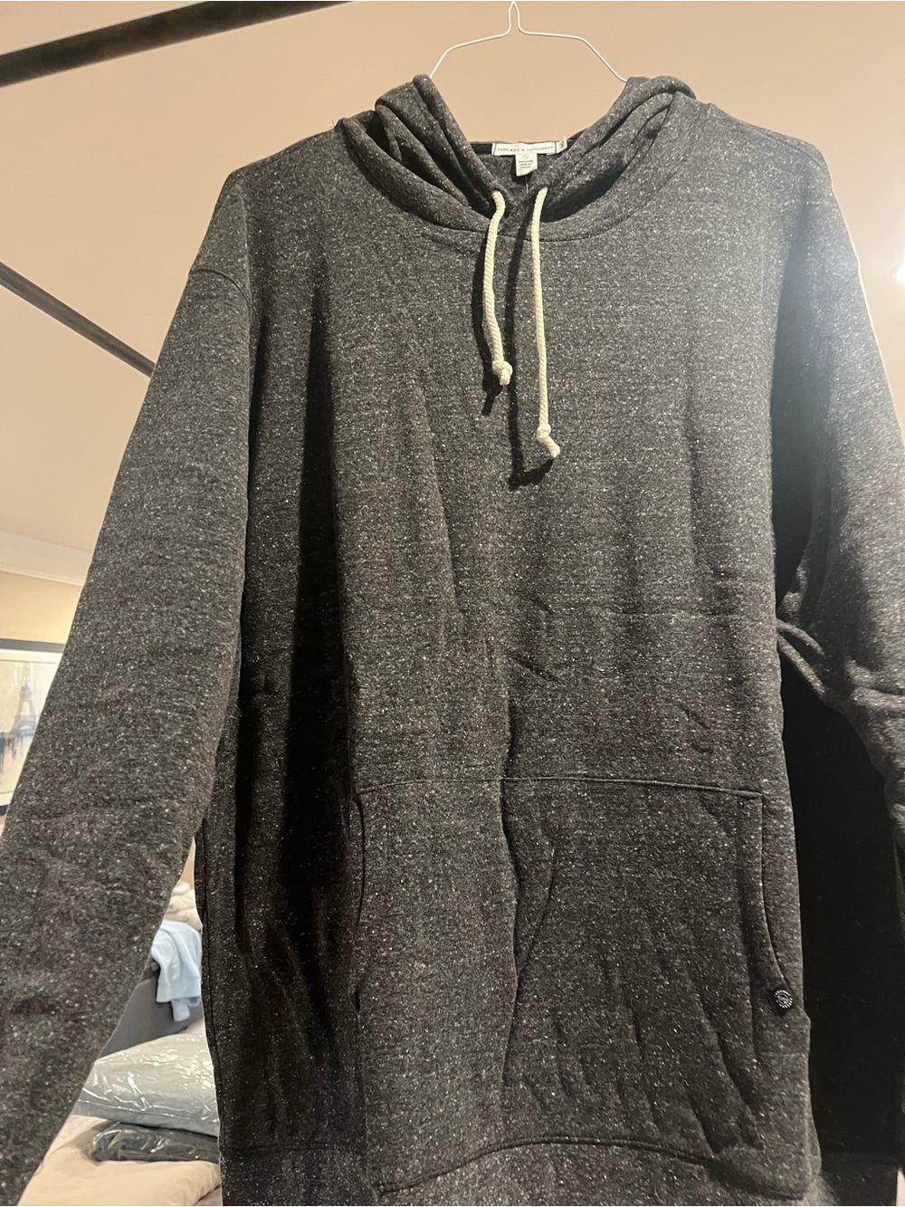 Threads 4 Thought Dark Heather Black Pullover Hoodie